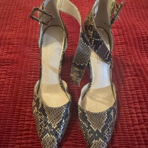 Michaels Women's Snakeskin Heels - Brown